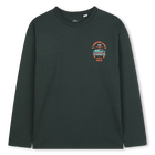 Lang&auml;rmeliges T-Shirt aus Jersey TIMBERLAND 
                    JUNGE