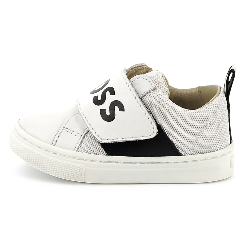 Ledersneaker mit Klettriemen BOSS 
                        JUNGE