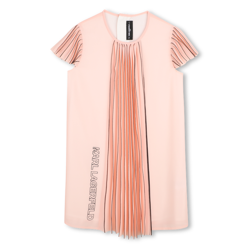 Kurzarmkleid KARL LAGERFELD KIDS 
                        M&Auml;DCHEN