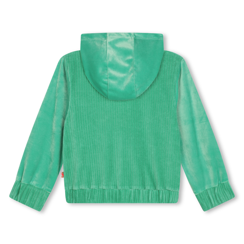 Samtige Sweatjacke mit Kapuze BILLIEBLUSH 
                        M&Auml;DCHEN