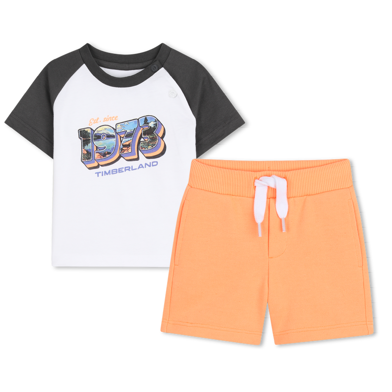 SET AUS T-SHIRT UND SHORTS TIMBERLAND 
                        JUNGE
