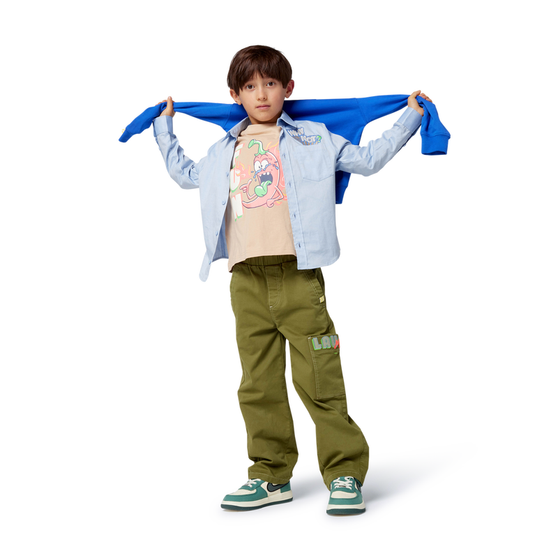 Hose aus Twill BILLIEBLUSH 
                        JUNGE