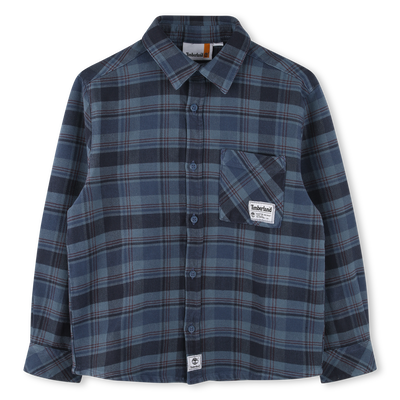 Kariertes Baumwoll-Overshirt TIMBERLAND JUNGE