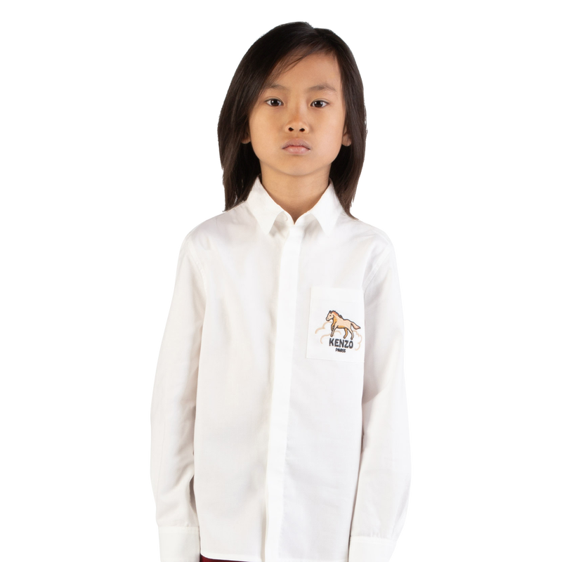 LANG&Auml;RMELIGES HEMD KENZO KIDS 
                        JUNGE