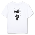 T-Shirt mit kurzen &Auml;rmeln KARL LAGERFELD KIDS 
                    JUNGE
