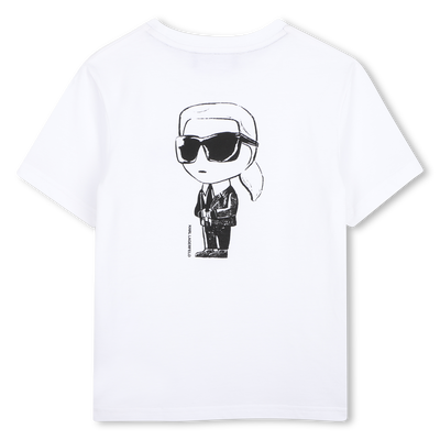 T-Shirt mit kurzen &Auml;rmeln KARL LAGERFELD KIDS JUNGE