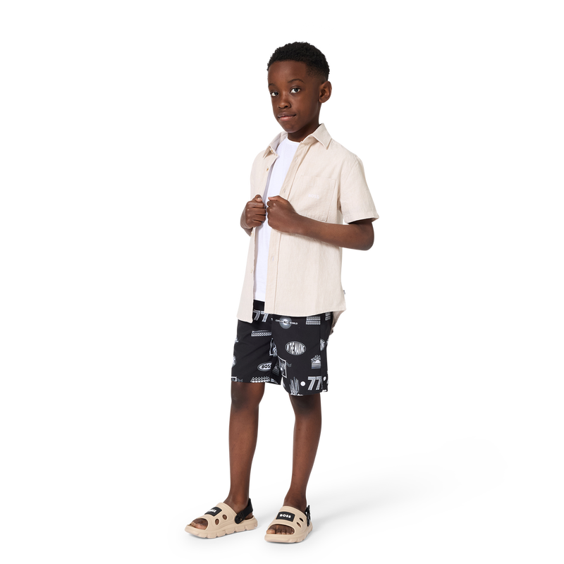 KURZ&Auml;RMELIGES HEMD BOSS 
                        JUNGE