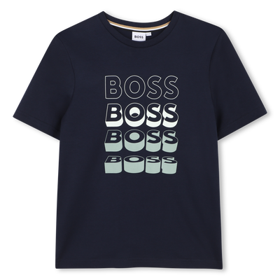 KURZ&Auml;RMELIGES T-SHIRT BOSS JUNGE