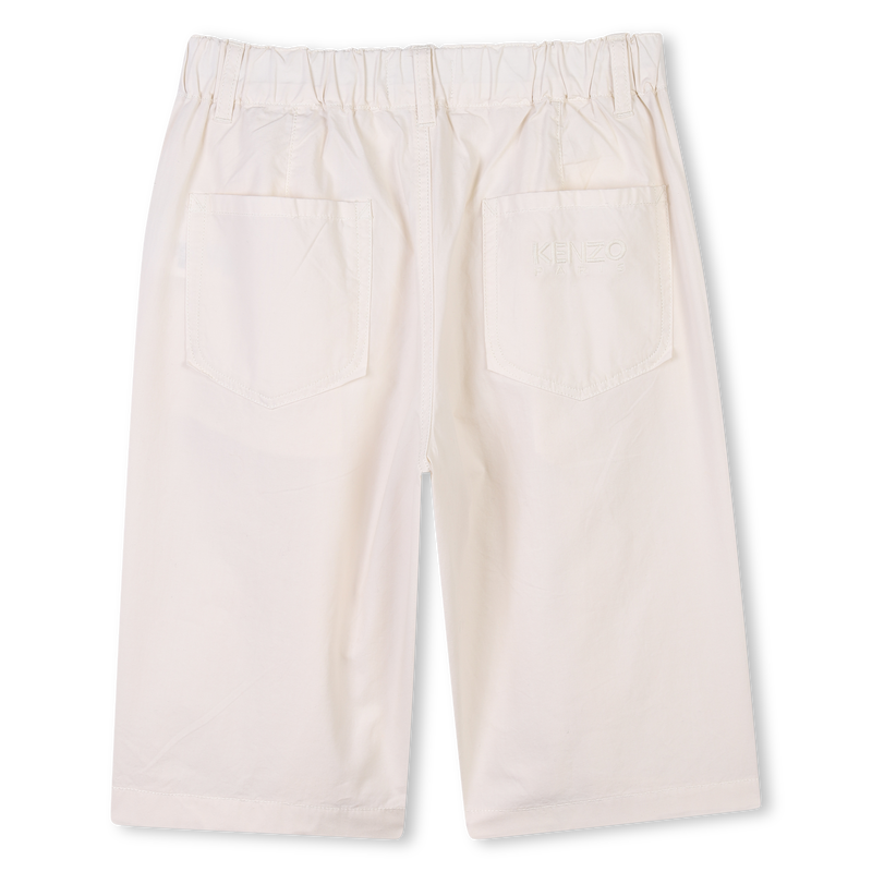 Einfarbige Baumwoll-Bermudas KENZO KIDS 
                        JUNGE