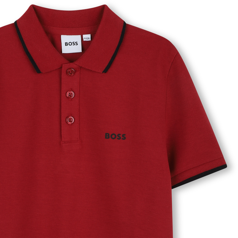 Kurz&auml;rmeliges Poloshirt BOSS 
                        JUNGE