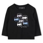 Langarm-T-Shirt KARL LAGERFELD KIDS 
                    JUNGE