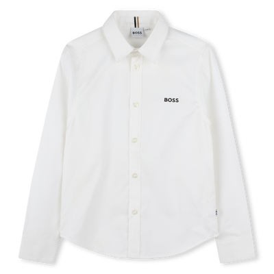 Langarm-Hemd aus Baumwolle BOSS JUNGE