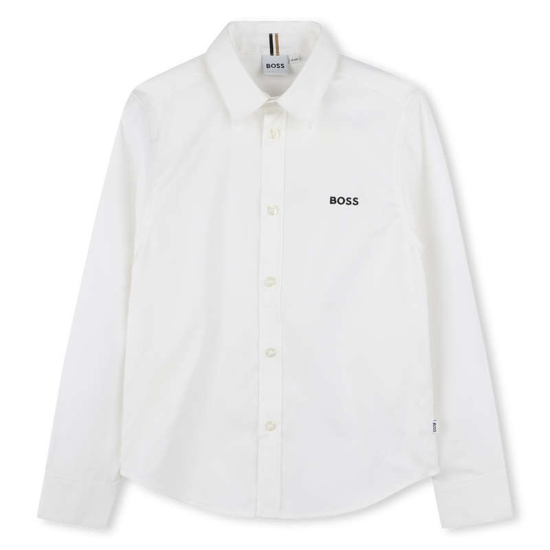 Langarm-Hemd aus Baumwolle BOSS 
                        JUNGE