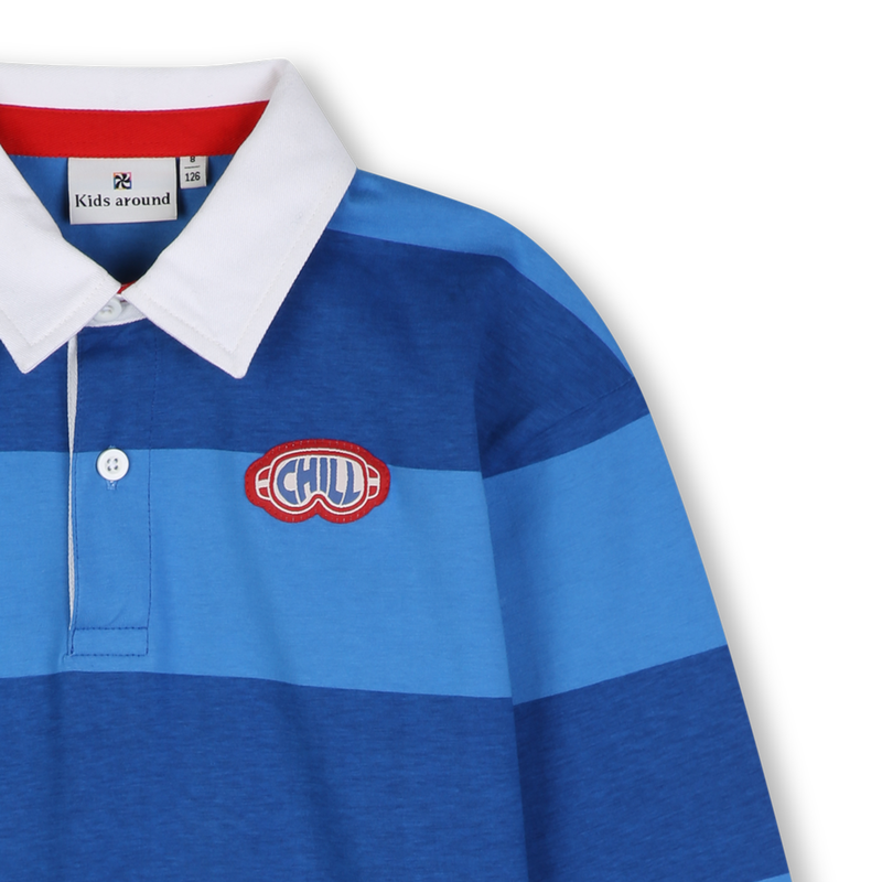 Langarm-Polo KIDS AROUND 
                        JUNGE