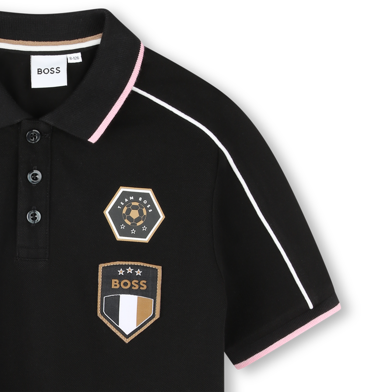 Kurz&auml;rmeliges Poloshirt BOSS 
                        JUNGE