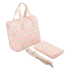 Gesteppte Wickeltasche aus bedruckter Popeline KENZO KIDS 
                    UNISEX