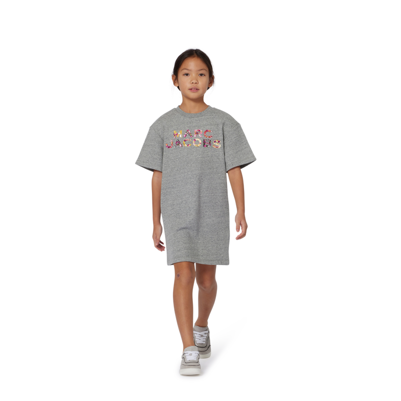 Kleid aus Baumwollfleece MARC JACOBS 
                        M&Auml;DCHEN