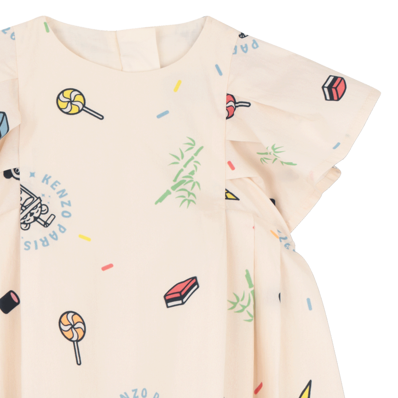 POPLIN KLEID KENZO KIDS 
                        M&Auml;DCHEN