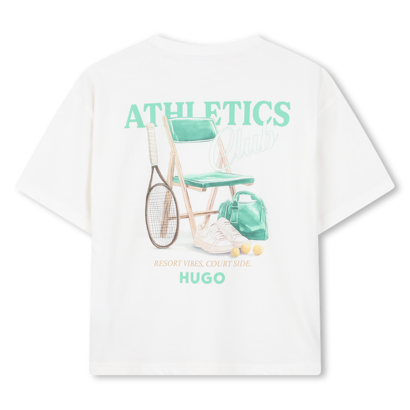 KURZ&Auml;RMELIGES T-SHIRT HUGO 
                        JUNGE