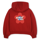 Fleece-Kapuzenpullover KENZO KIDS 
                    M&Auml;DCHEN
