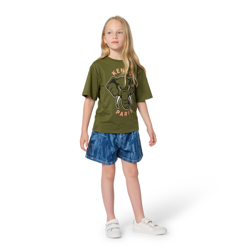 BEDRUCKTES T-SHIRT KENZO KIDS 
                        M&Auml;DCHEN