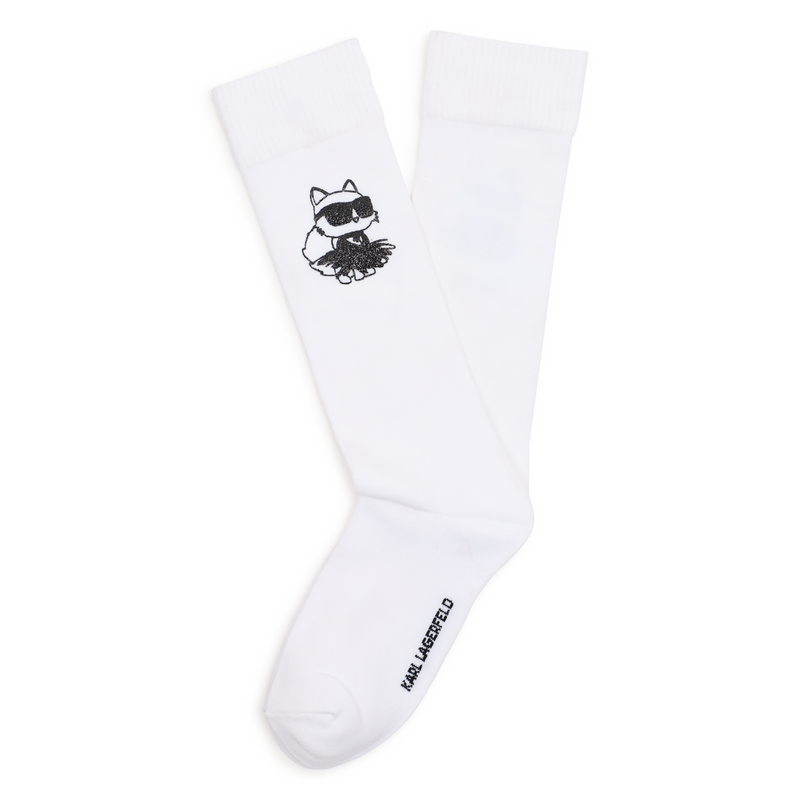 Mittelhohe Socken KARL LAGERFELD KIDS 
                        M&Auml;DCHEN