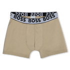 Set mit 3 Baumwoll-Boxershorts BOSS 
                    JUNGE
