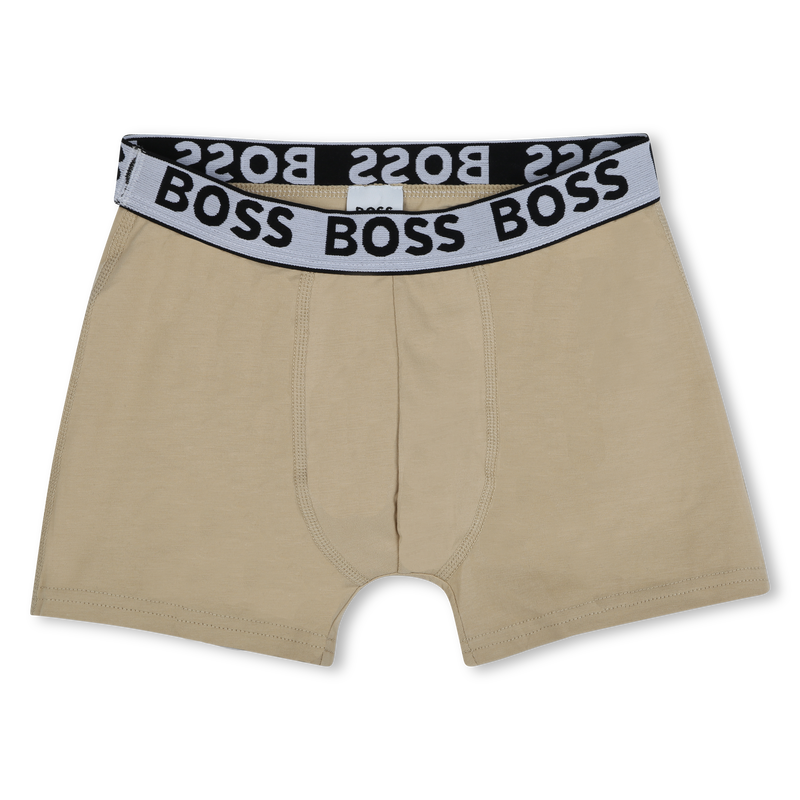 Set mit 3 Baumwoll-Boxershorts BOSS 
                        JUNGE