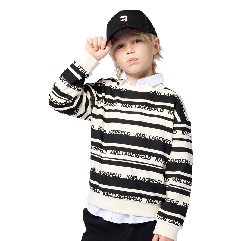 Verstellbares Baumwoll-Cap KARL LAGERFELD KIDS 
                        JUNGE