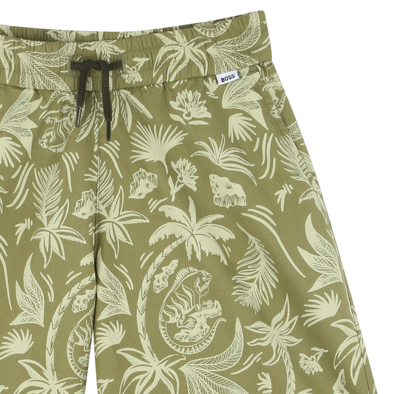 Bedruckte Baumwoll-Bermudas BOSS 
                        JUNGE