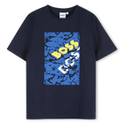 Kurz&auml;rmeliges t-shirt, MARINE, hi-res