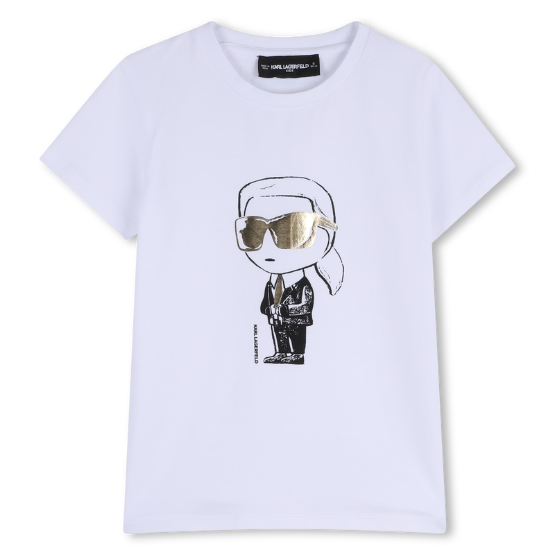 KURZ&Auml;RMELIGES T-SHIRT KARL LAGERFELD KIDS 
                        M&Auml;DCHEN