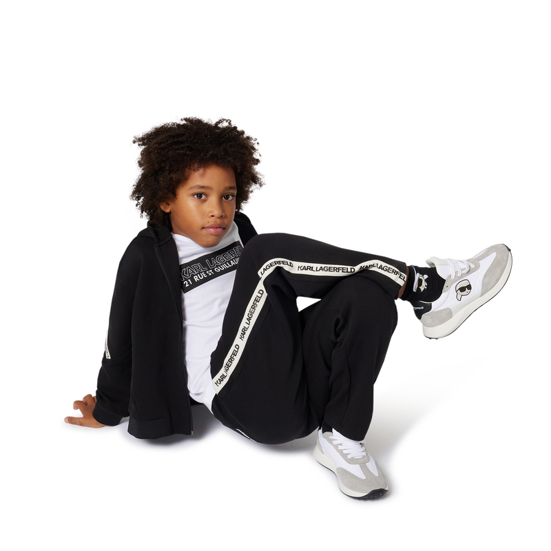 Low-Top-Sneakers mit Schnürung KARL LAGERFELD KIDS 
                    JUNGE