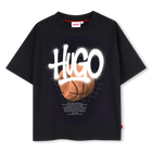 T-Shirt mit kurzen &Auml;rmeln HUGO 
                    JUNGE