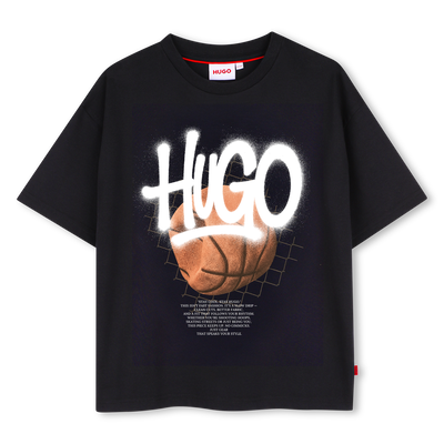T-Shirt mit kurzen &Auml;rmeln HUGO JUNGE