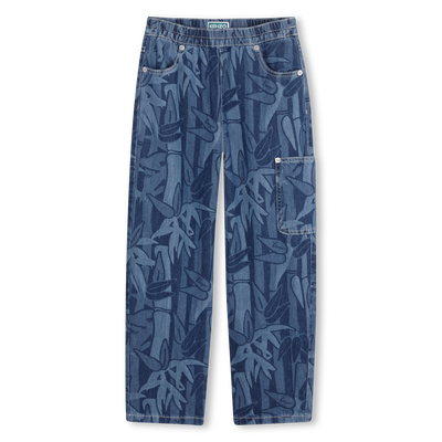 JEANS MIT ELASTISCHEM BUND KENZO KIDS JUNGE