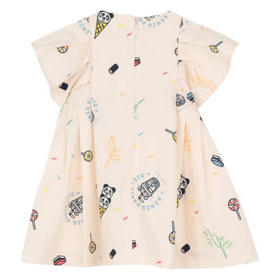 POPLIN KLEID KENZO KIDS M&Auml;DCHEN