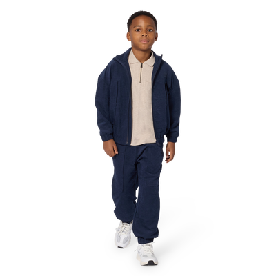 Strickjacke aus satinierter Baumwolle BOSS JUNGE