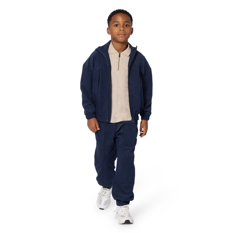 Strickjacke aus satinierter Baumwolle BOSS 
                        JUNGE