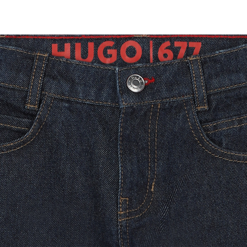 Gerade 5-Pocket-Jeans HUGO 
                        JUNGE