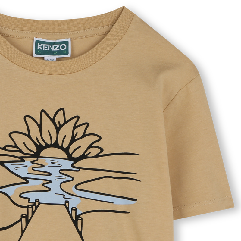 T-Shirt aus Baumwolle KENZO KIDS 
                        JUNGE