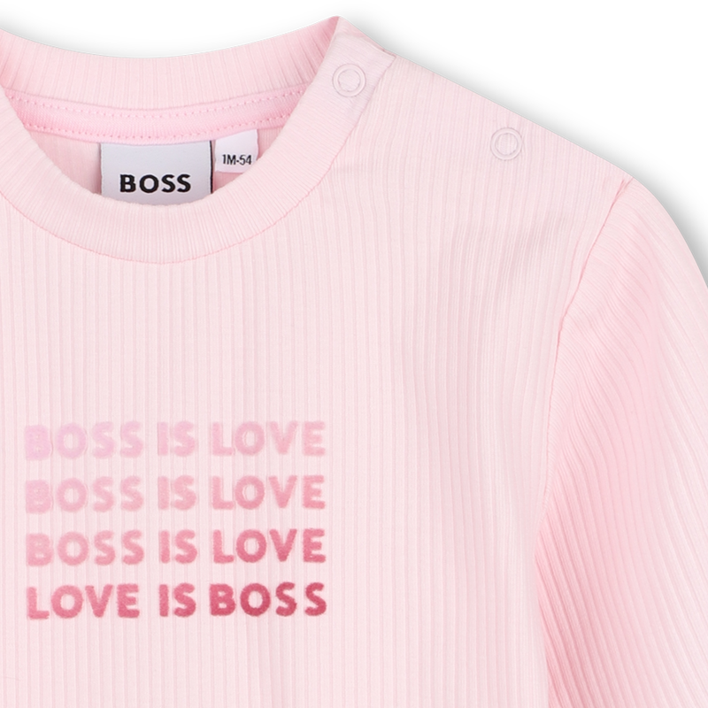 Hose, Cardigan und T-Shirt Set BOSS 
                        M&Auml;DCHEN