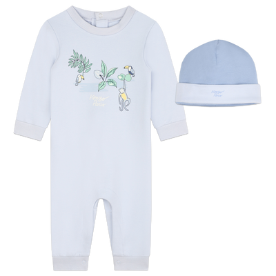 Baumwoll-Strampler &amp; M&uuml;tzchen KENZO KIDS JUNGE