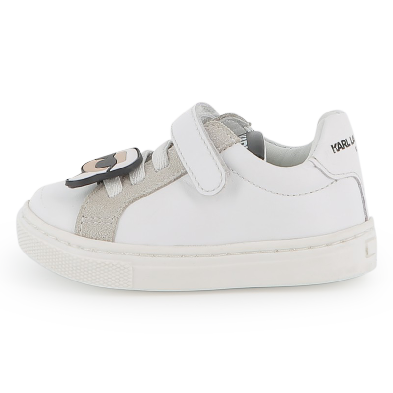 Low-Top-Sneaker aus Rindsleder KARL LAGERFELD KIDS 
                        UNISEX