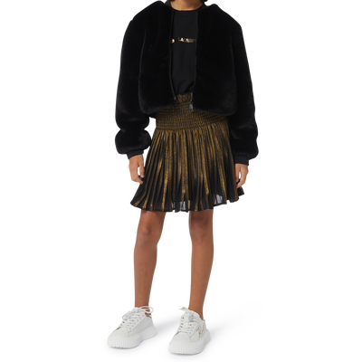 Kleid aus Materialmix KARL LAGERFELD KIDS M&Auml;DCHEN