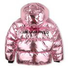 Steppjacke mit Kapuze KARL LAGERFELD KIDS 
                    M&Auml;DCHEN