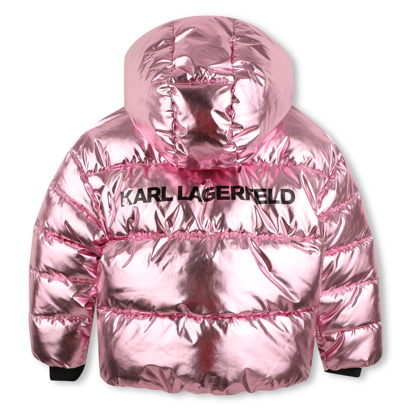 Steppjacke mit Kapuze KARL LAGERFELD KIDS 
                        M&Auml;DCHEN