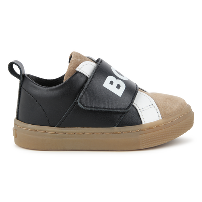 Klett-Sneakers aus Leder BOSS JUNGE