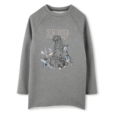 Lang&auml;rmeliges Sweatshirtkleid ZADIG & VOLTAIRE M&Auml;DCHEN