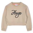 Sweatshirt mit Rundhalsausschnitt HUGO 
                    M&Auml;DCHEN